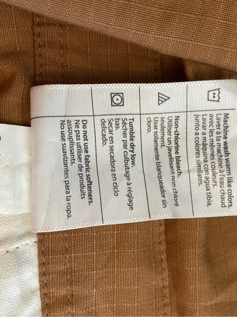 Carhartt Chest Pocket Short Overalls in Caramel size 16/18 - Picture 8 of 9